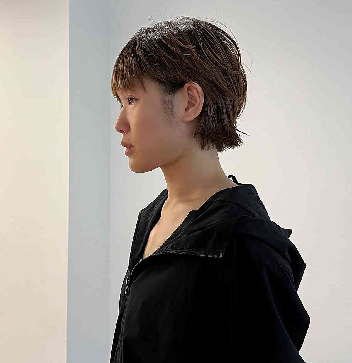 Modern Textured Short Bob with Subtle Layers
