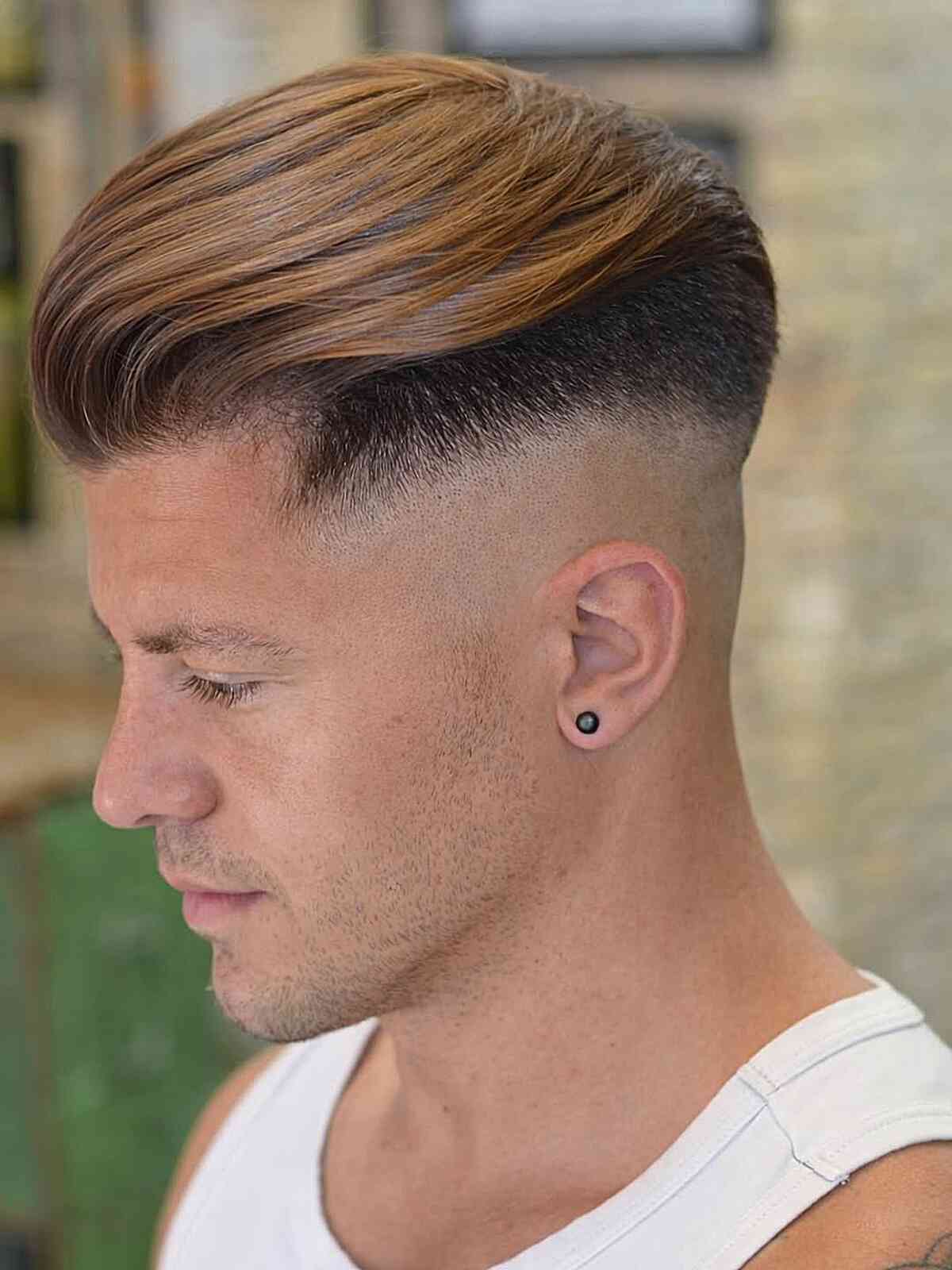 Sleek Backed Undercut with Textured Top