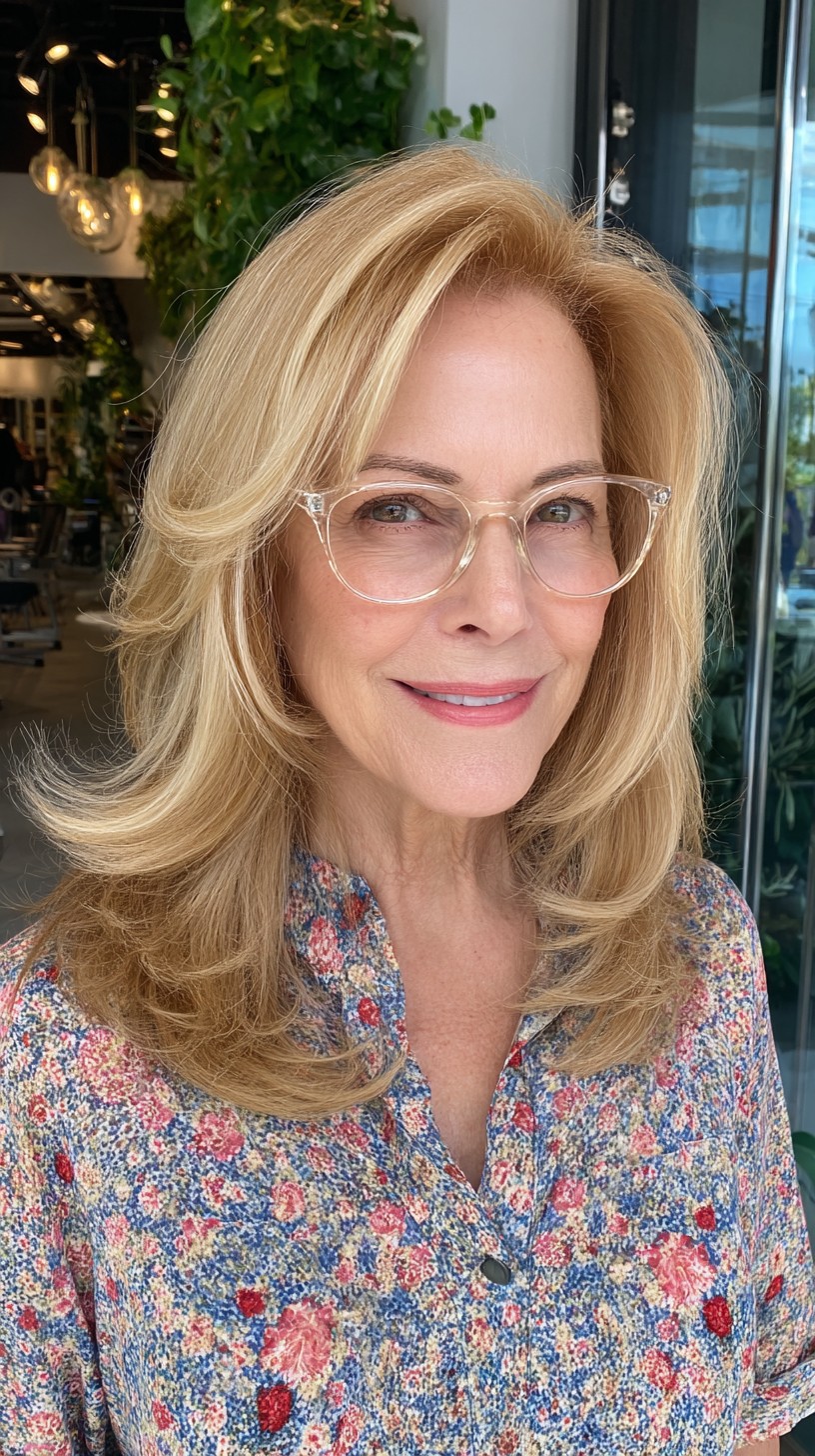 Soft Layered Shoulder-Grazing Cut with Face-Framing Flip