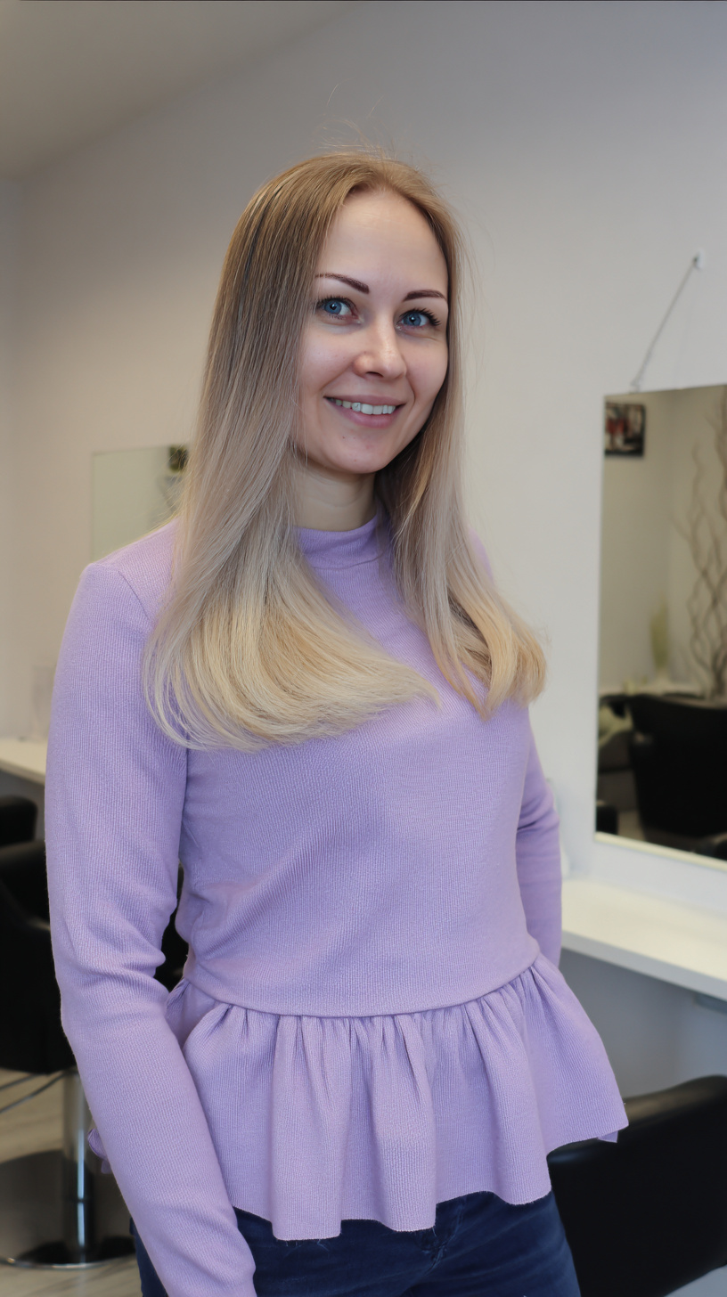 Long Ash Blonde Balayage with Root Smudge