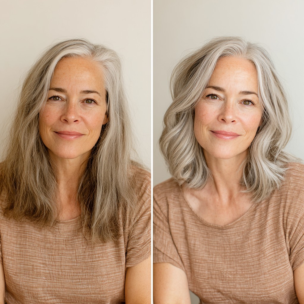 Textured Silver Lob with Root-Softening Shadow and S-Waves