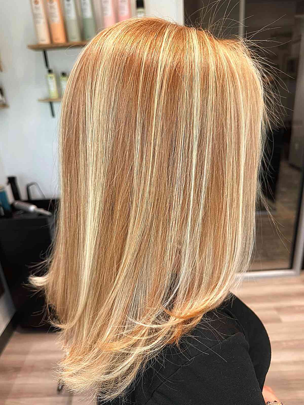 Radiant Ginger Copper Long Layered Cut