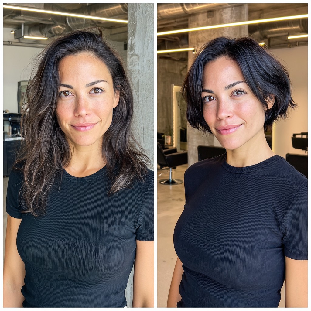 Chin-Grazing Textured Pixie Bob with Soft Face‑Framing Layers