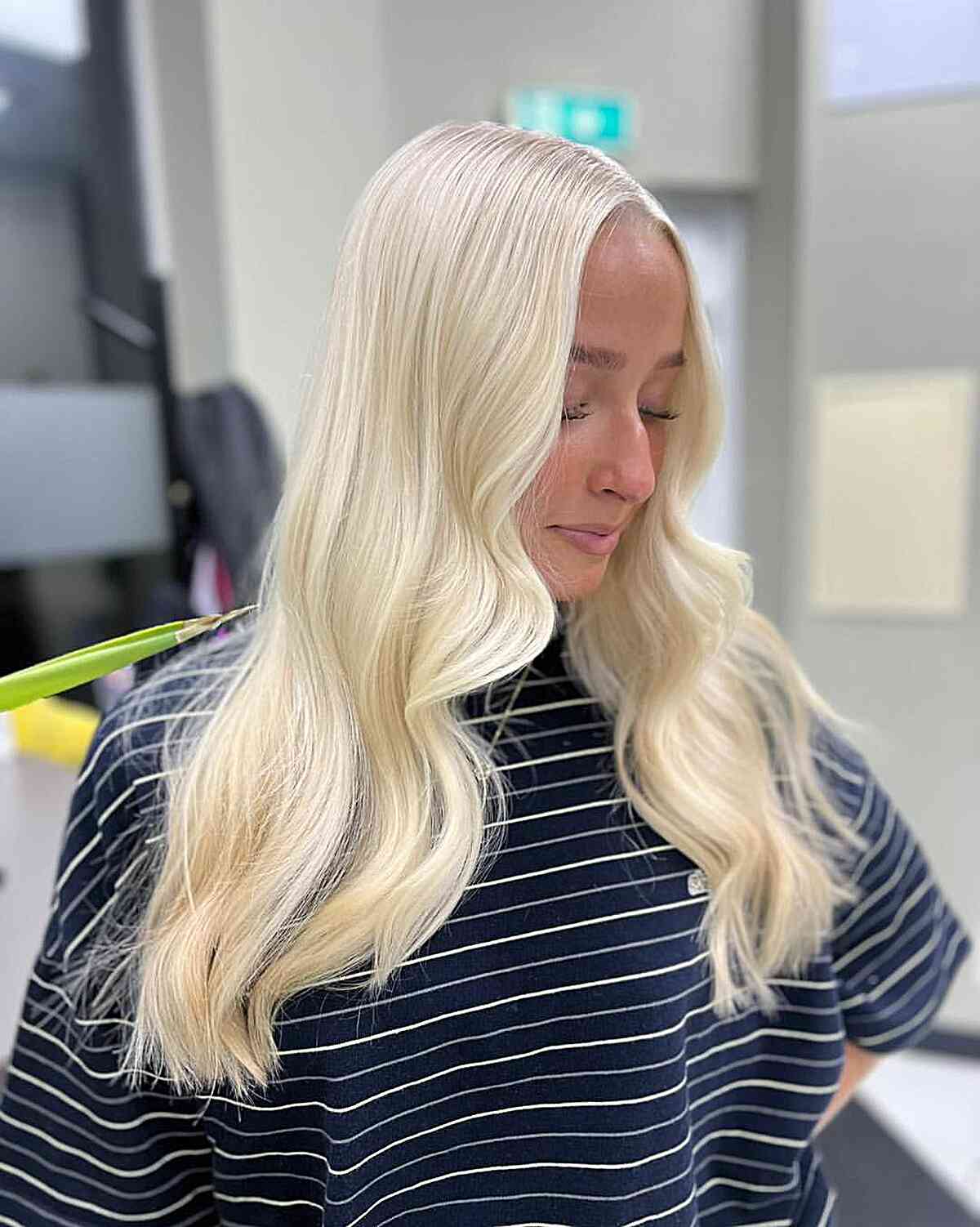 Radiant Long Barbie Blonde Waves