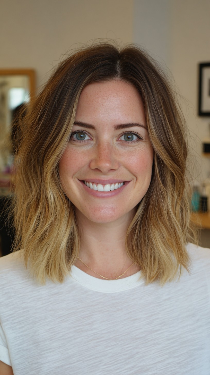 Textured Sunlit Shoulder-Grazing Lob with Root Shadow