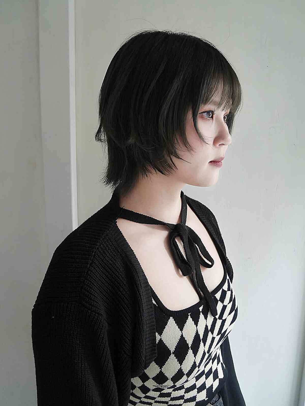 Trendy Short Wolf Cut with Soft Layers