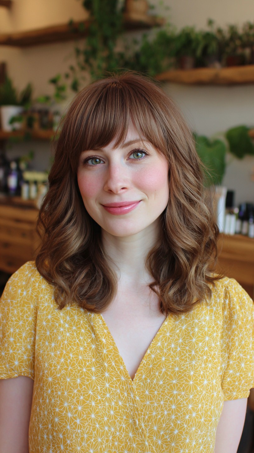 Soft Shoulder-Grazing Cut with Wispy Micro Bangs