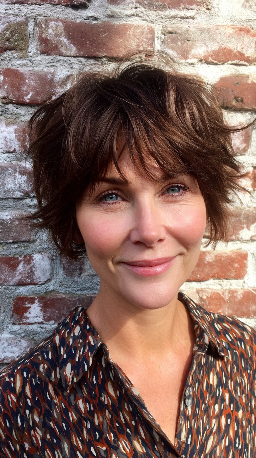 Choppy Chestnut Pixie-Bob with Wispy Fringe