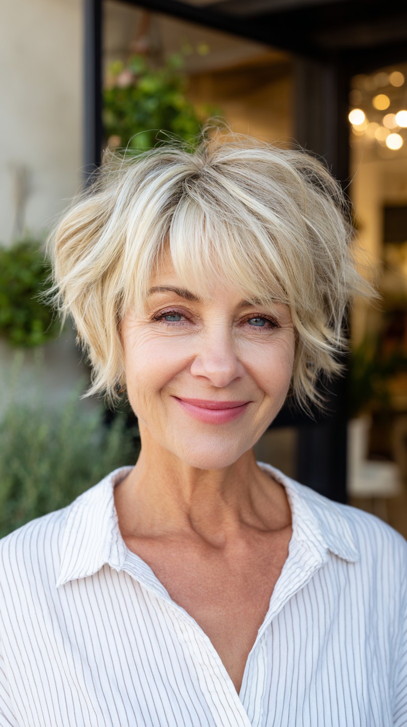 Feathered Short Pixie-Bob with Winged Side Panels