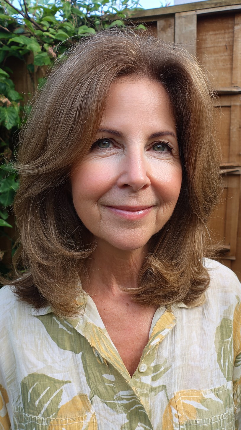 Shoulder-Grazing Layered Lob with Crown Graduation