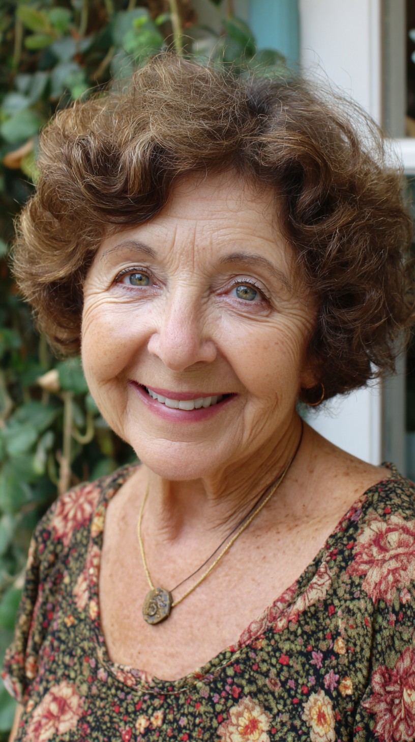 Gentle Crown-Lifted Short Curly Bob with Soft Face-Framing Waves