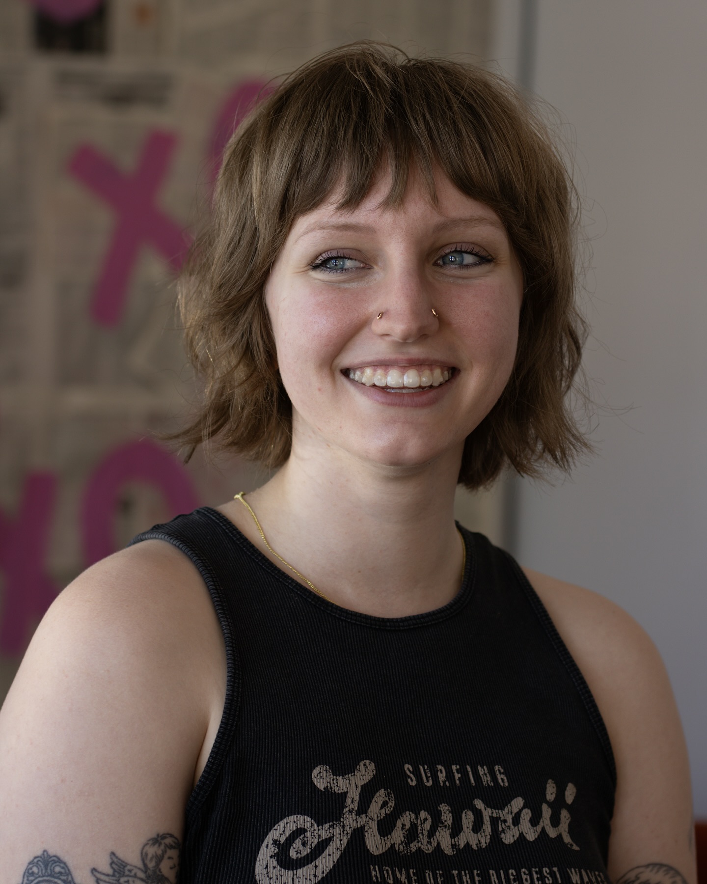 Jaw-Length Tousled Shag with Wispy Short Fringe
