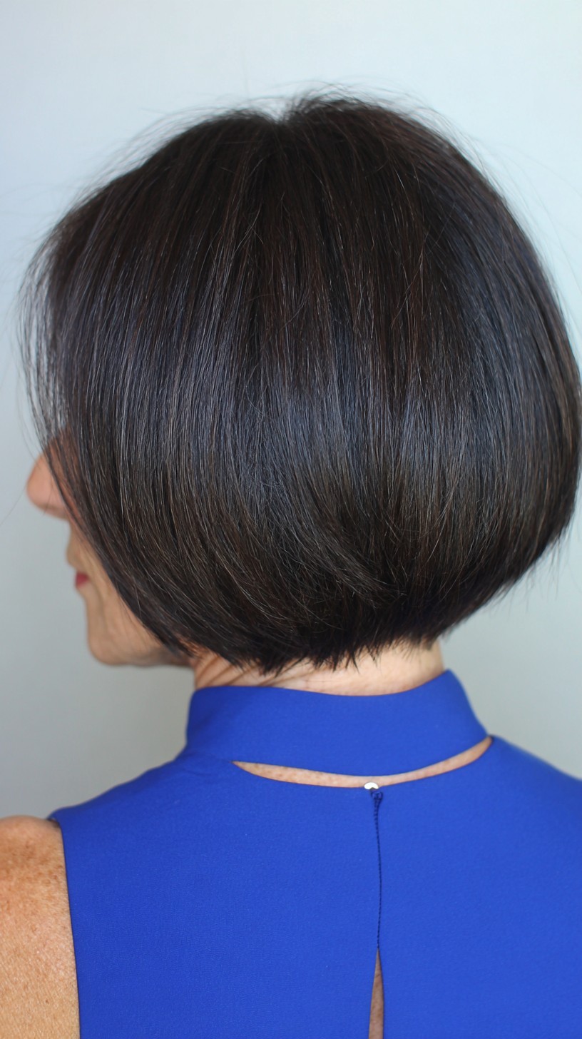 Sleek Graduated Chin-Length Bob