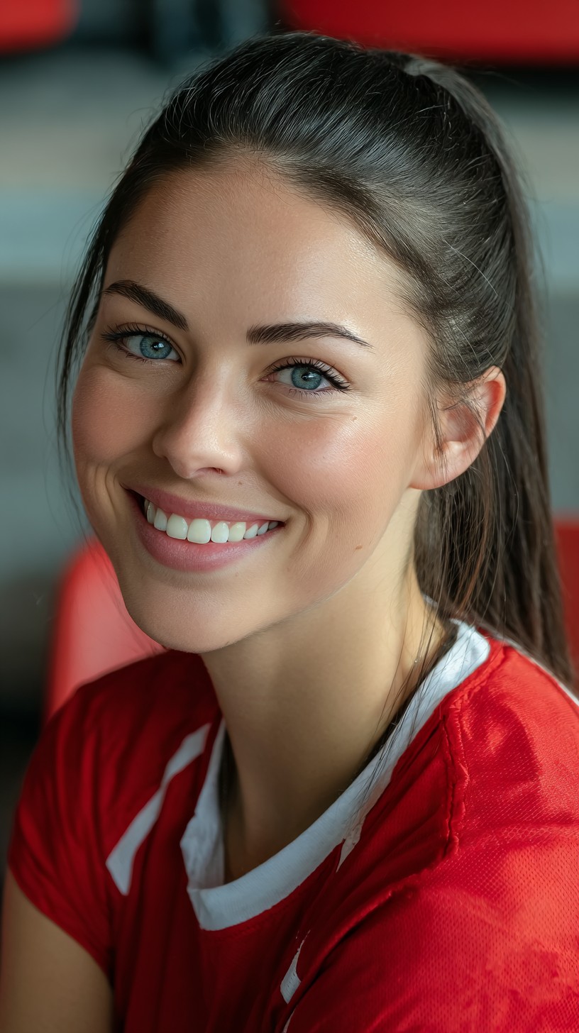 Sleek High Pony with Natural Face-Framing Layers