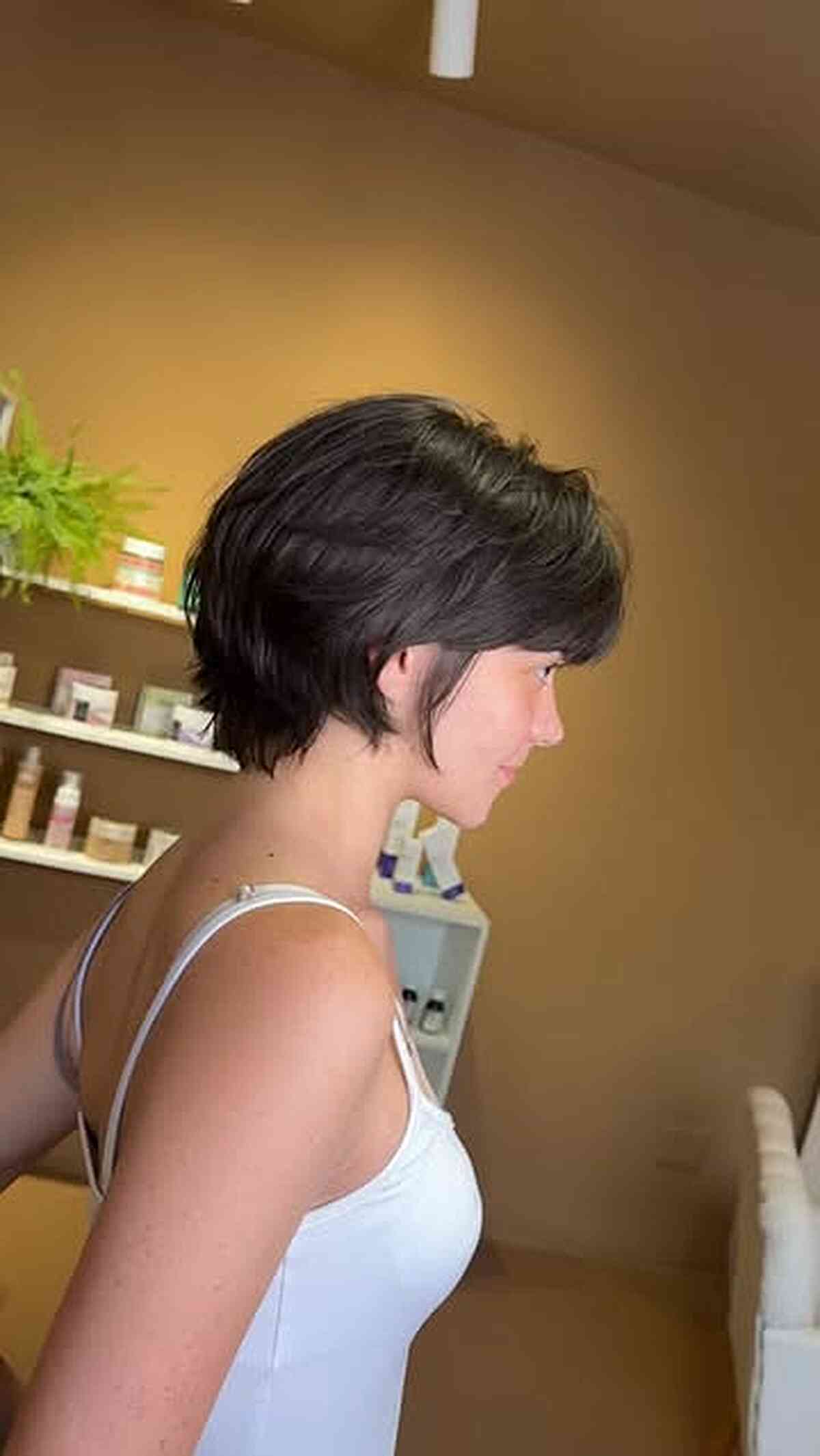 Soft Brunette Tapered Bixie