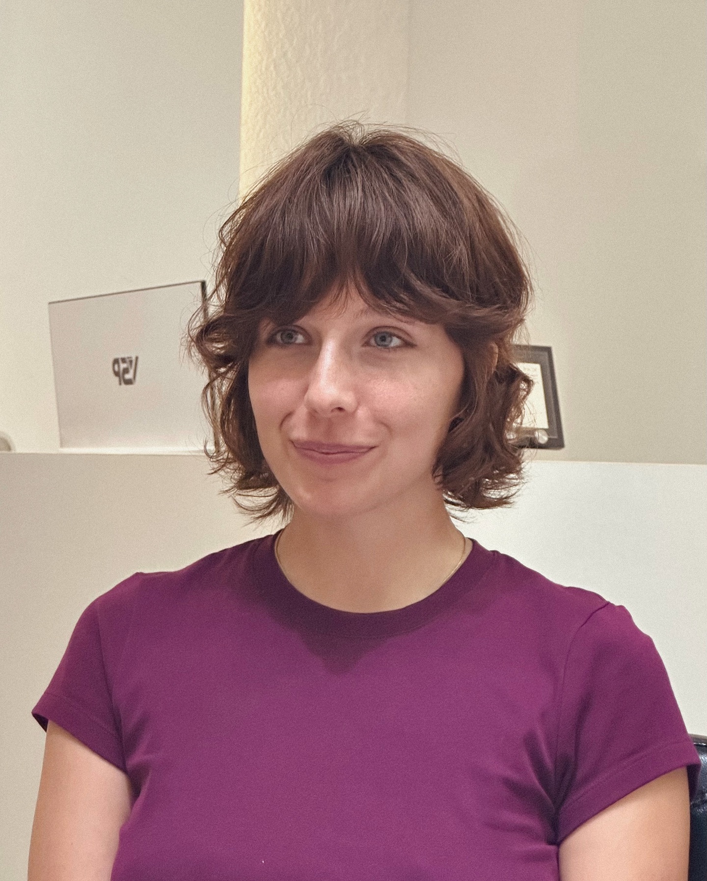 Soft Flipped Jaw-Length Bob with Feathered Fringe