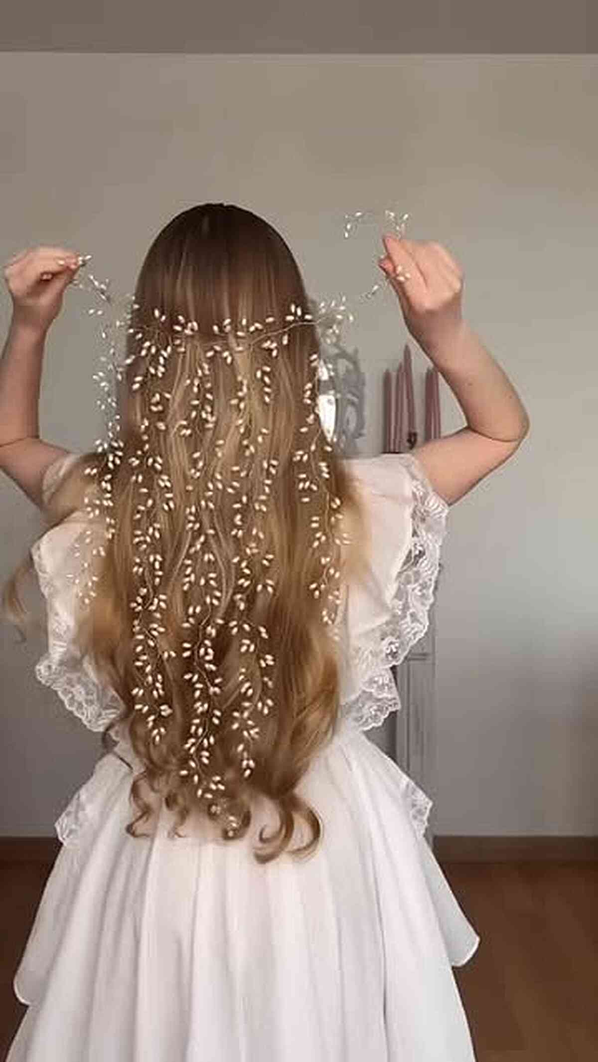 Whimsical Floral-Inspired Long Waves