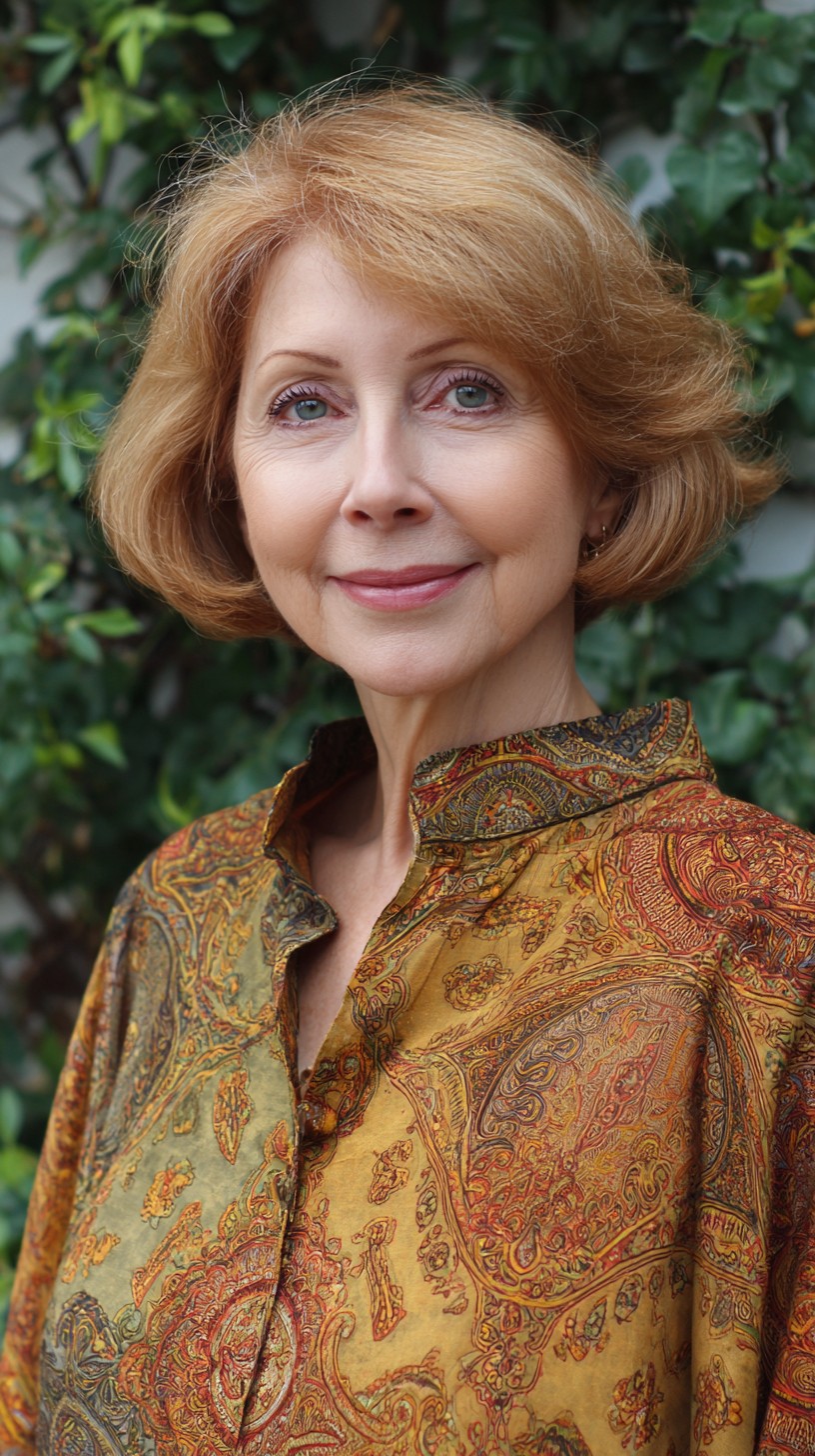 Soft Stacked Chin-Length Bob with Feathered Underlayer