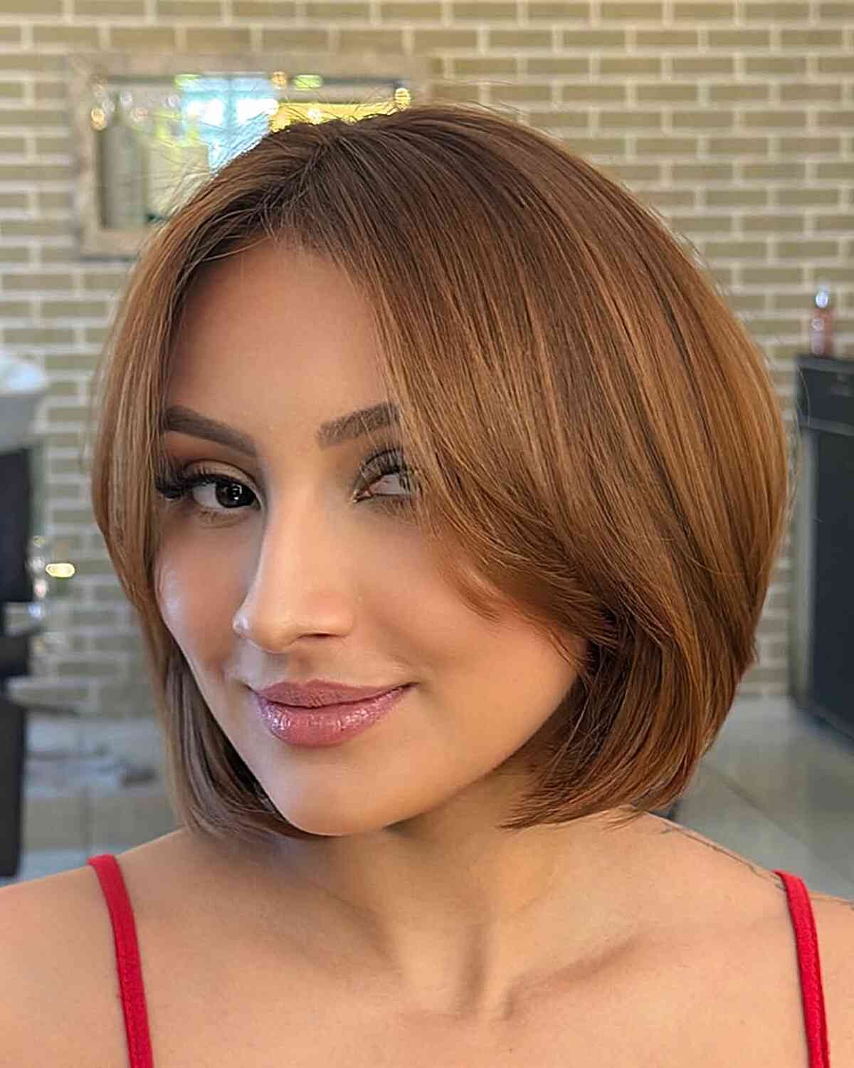 Classic Blunt Bob with Subtle Layers