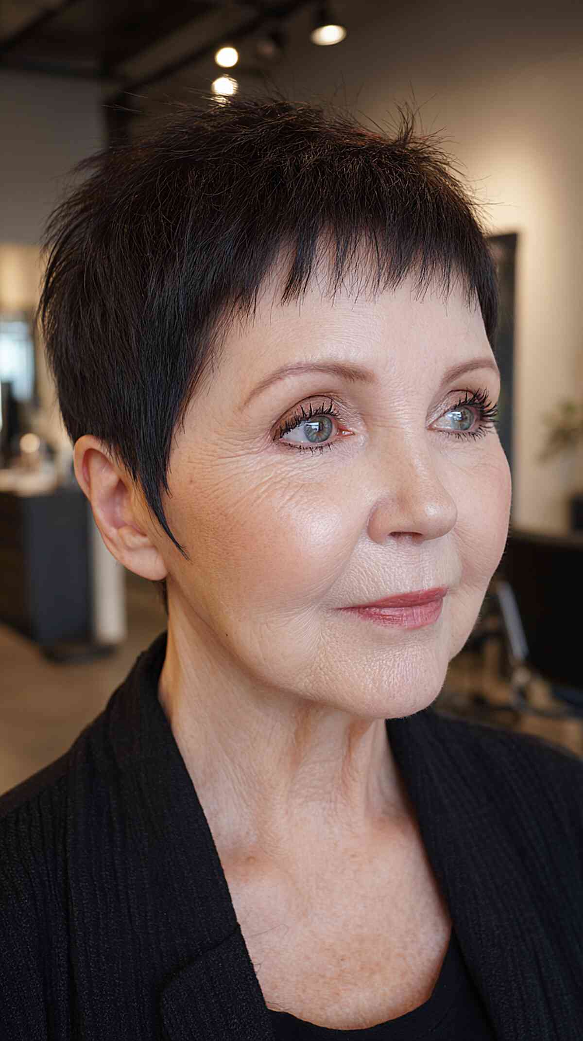 Choppy Pixie with Soft Fringe