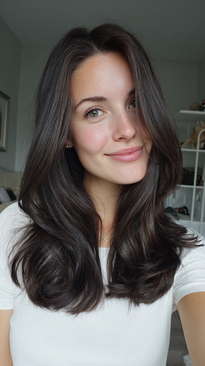 Classic Mid-Length Blowout with Internal Face-Framing Layers