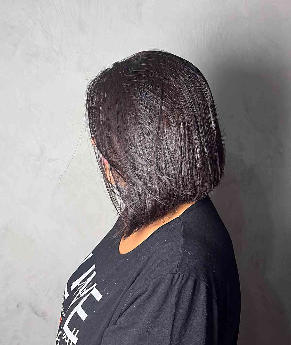 Sleek Long Bob with Subtle Layers