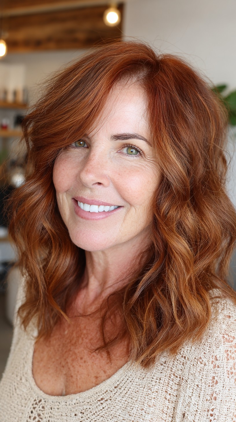 Copper Shoulder-Grazing Waves with Soft Side-Swept Fringe