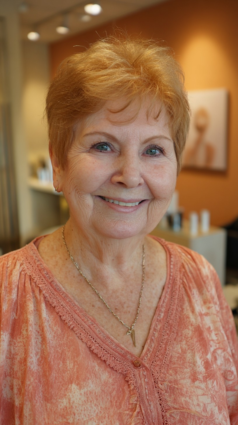 Classic Soft Pixie with Feathered Crown
