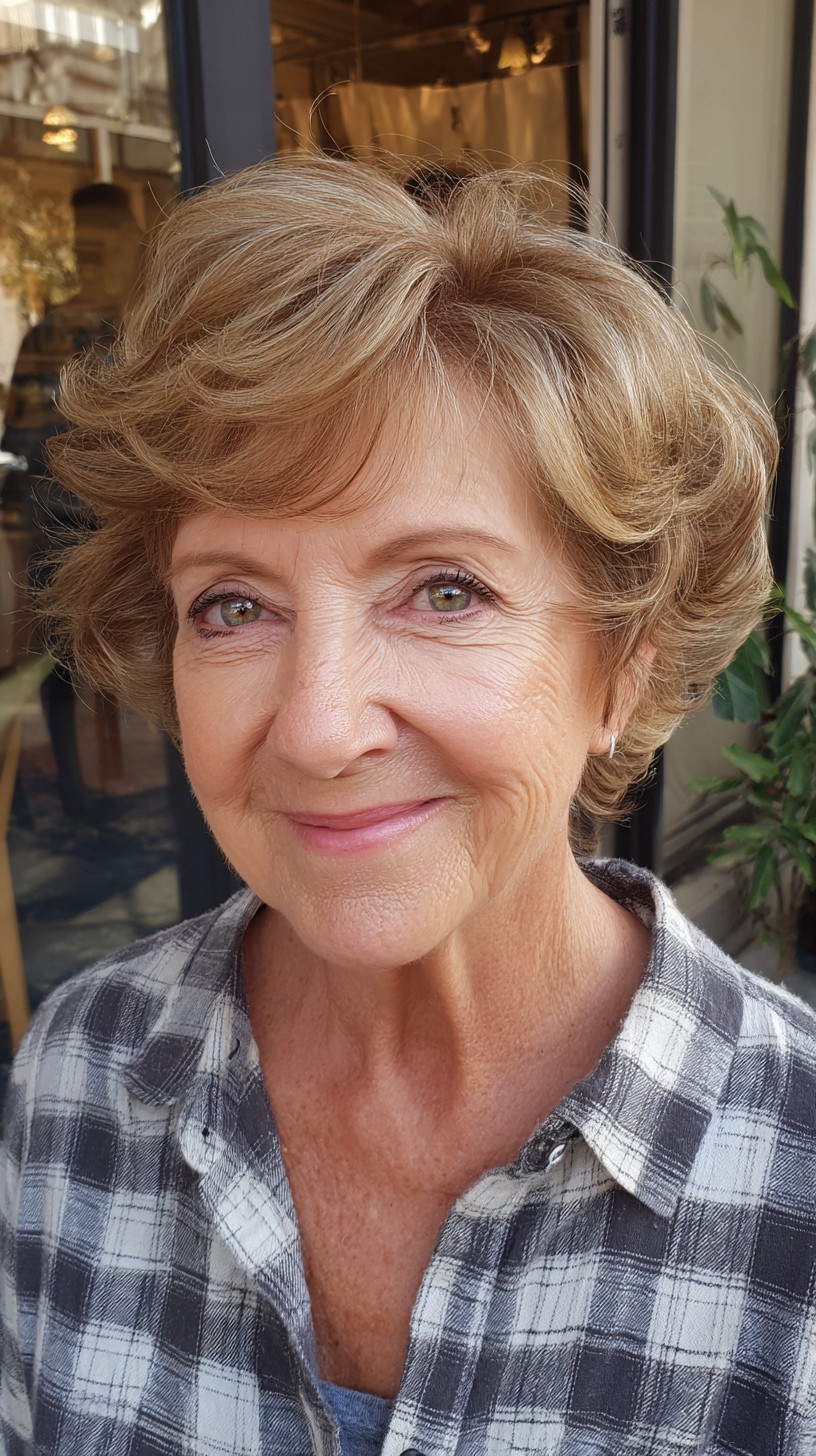 Soft Rounded Pixie-Bob with Outward Flipped Perimeter