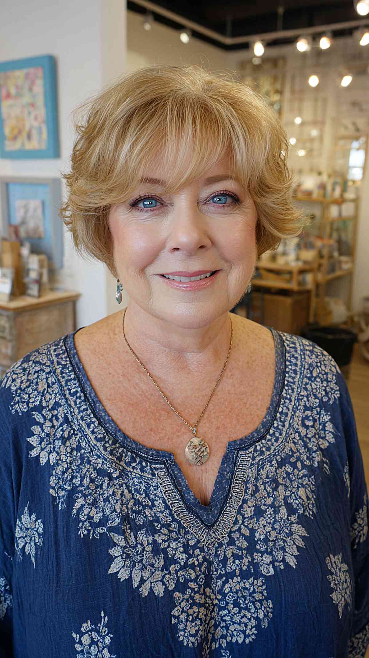 Soft Layered Bob with Face-Framing Bangs