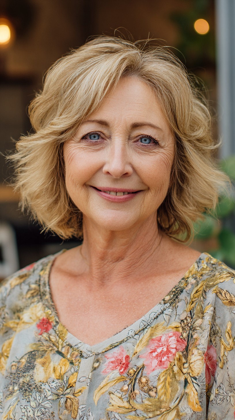 Soft Ripple Bob with Face-Framing Layers