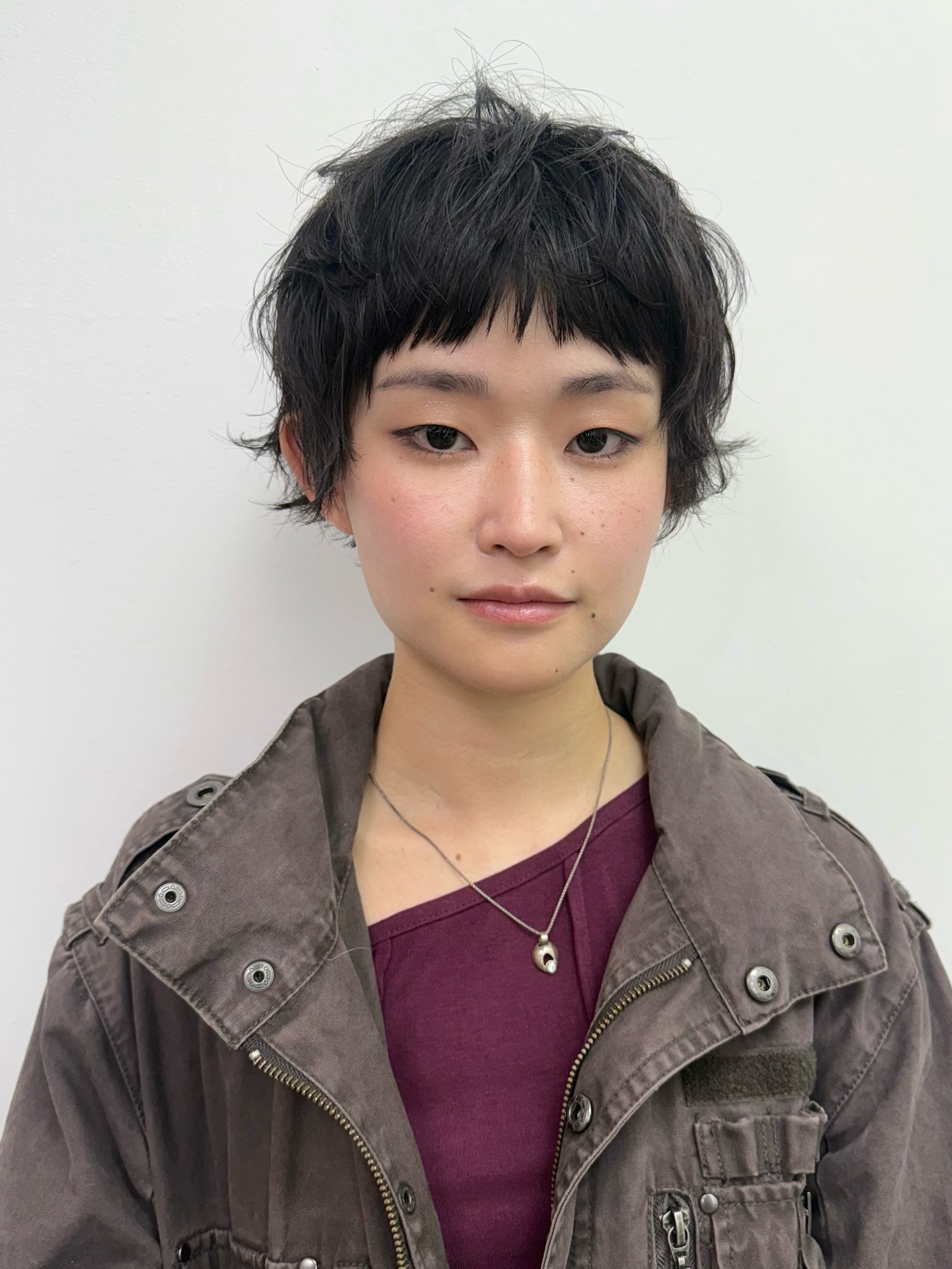 Edgy Choppy Micro Pixie with Pointed Micro-Fringe and Temple Flicks