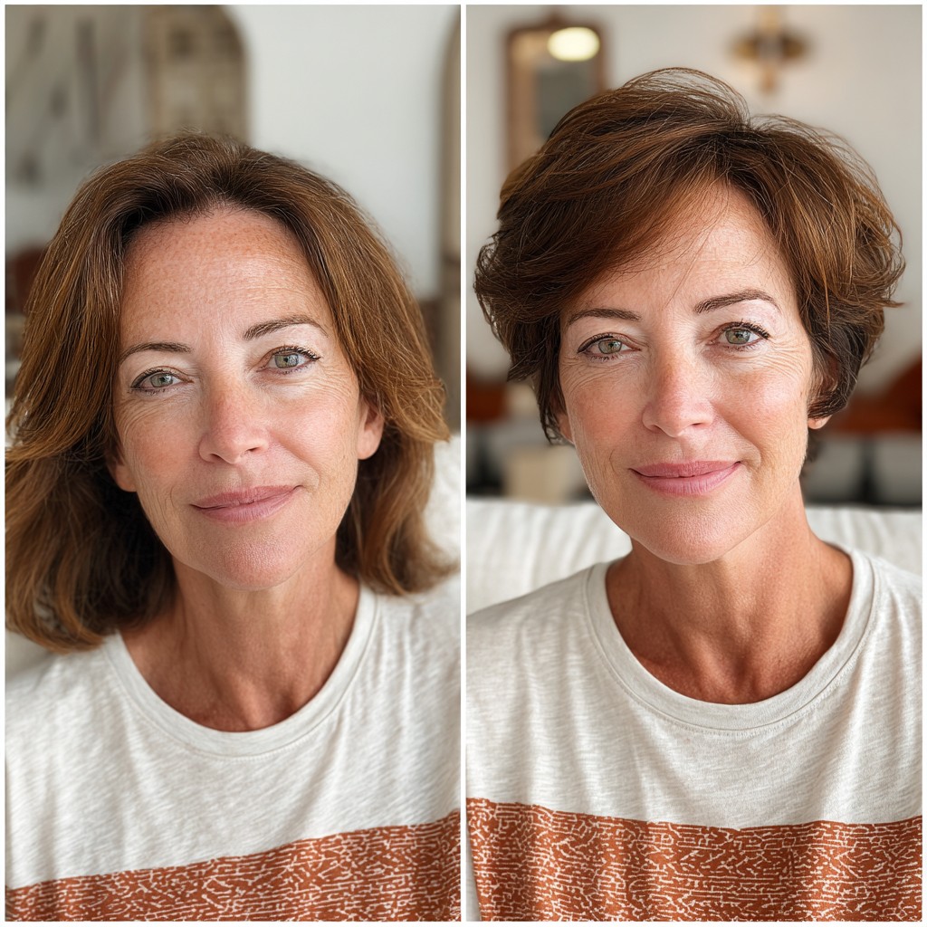 Short Feathered Chestnut Pixie-Bob with Lifted Crown