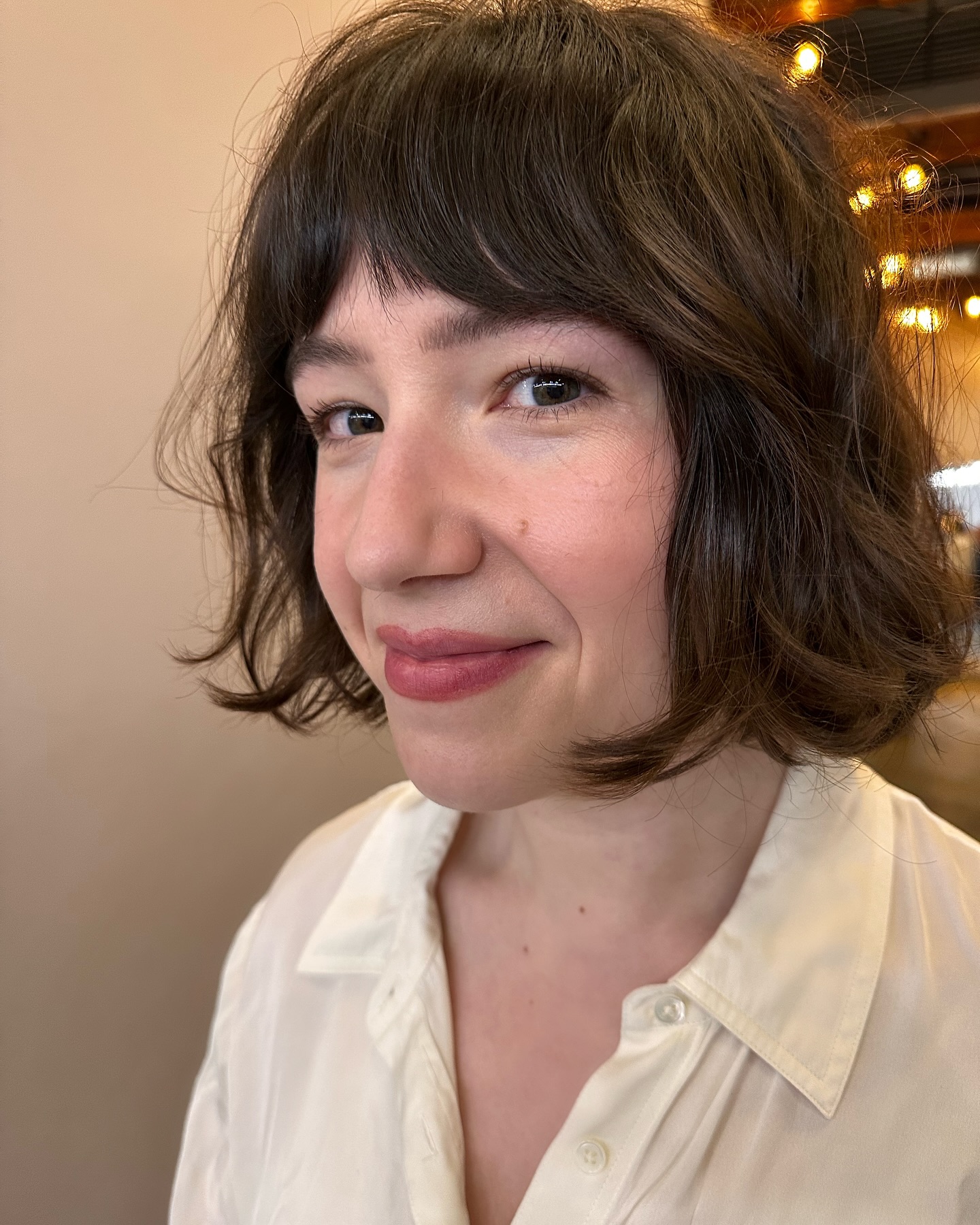 Chin-Length Razored Bob with Airy Micro Fringe and Flicked Ends