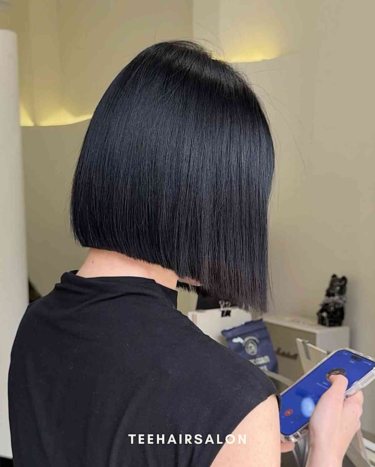 Modern Square Bob with Sleek Finish