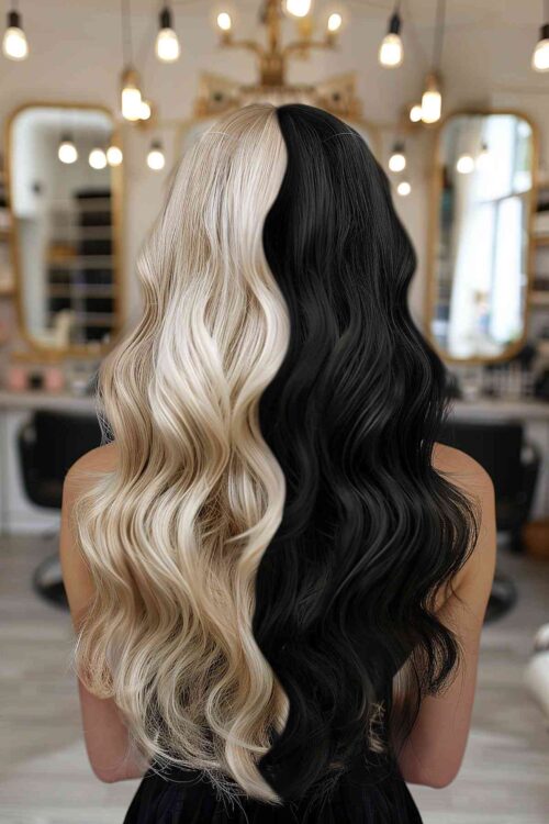 25 Coolist Gemini Hair Color Ideas to Try for a 2-Tone Look