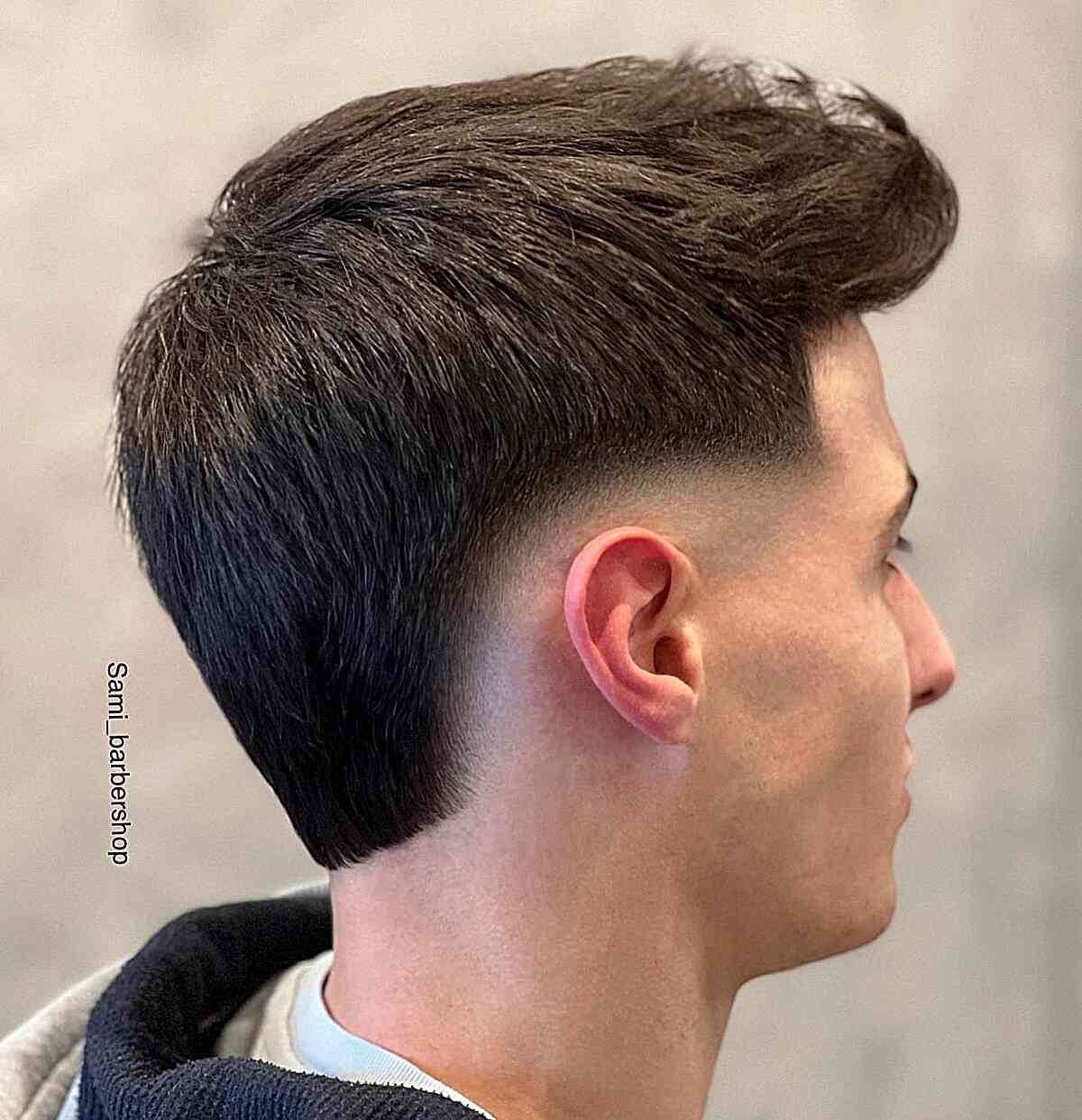 Gentlemen Burst Low Skin Fade for Guys with a clean cut