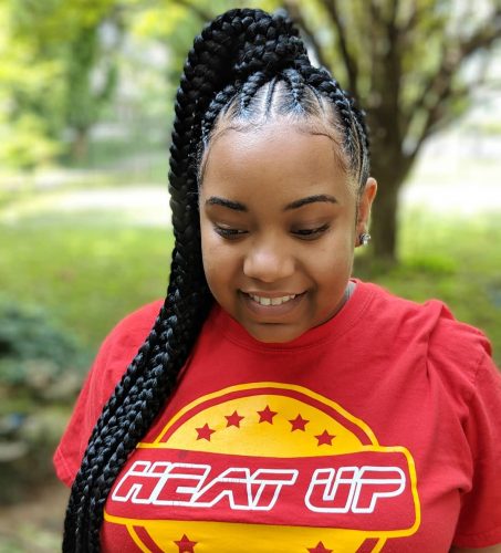 18 Hottest Braided Ponytail Hairstyles for Black Women