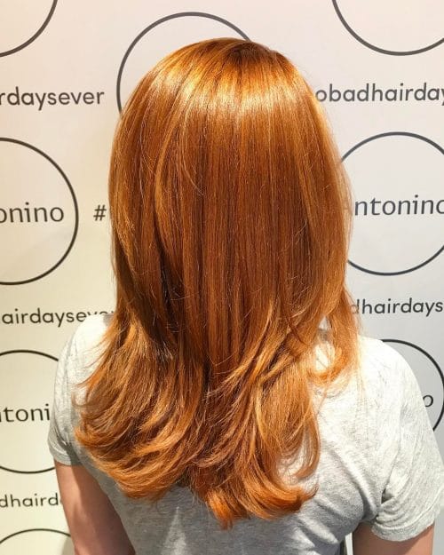 Fresh Brighter Copper with Gold Highlights