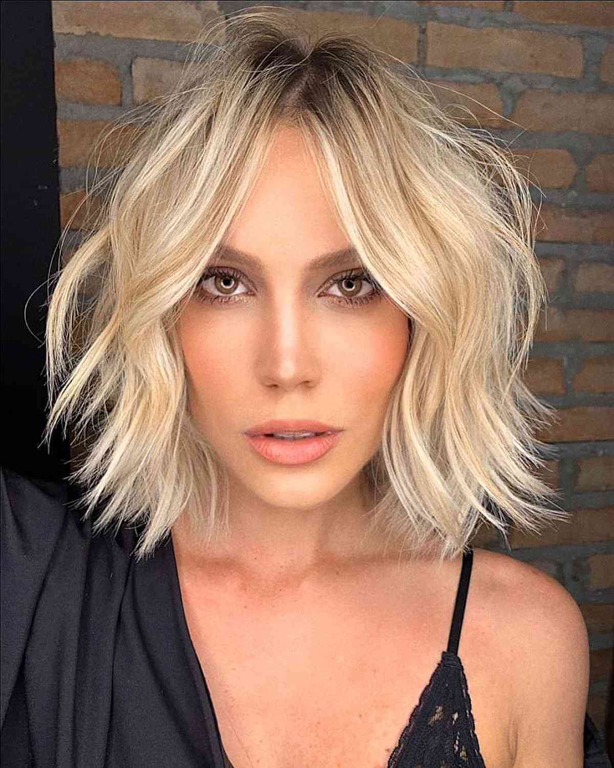 Gorgeous Blonde Ombre Bob for Fine Hair