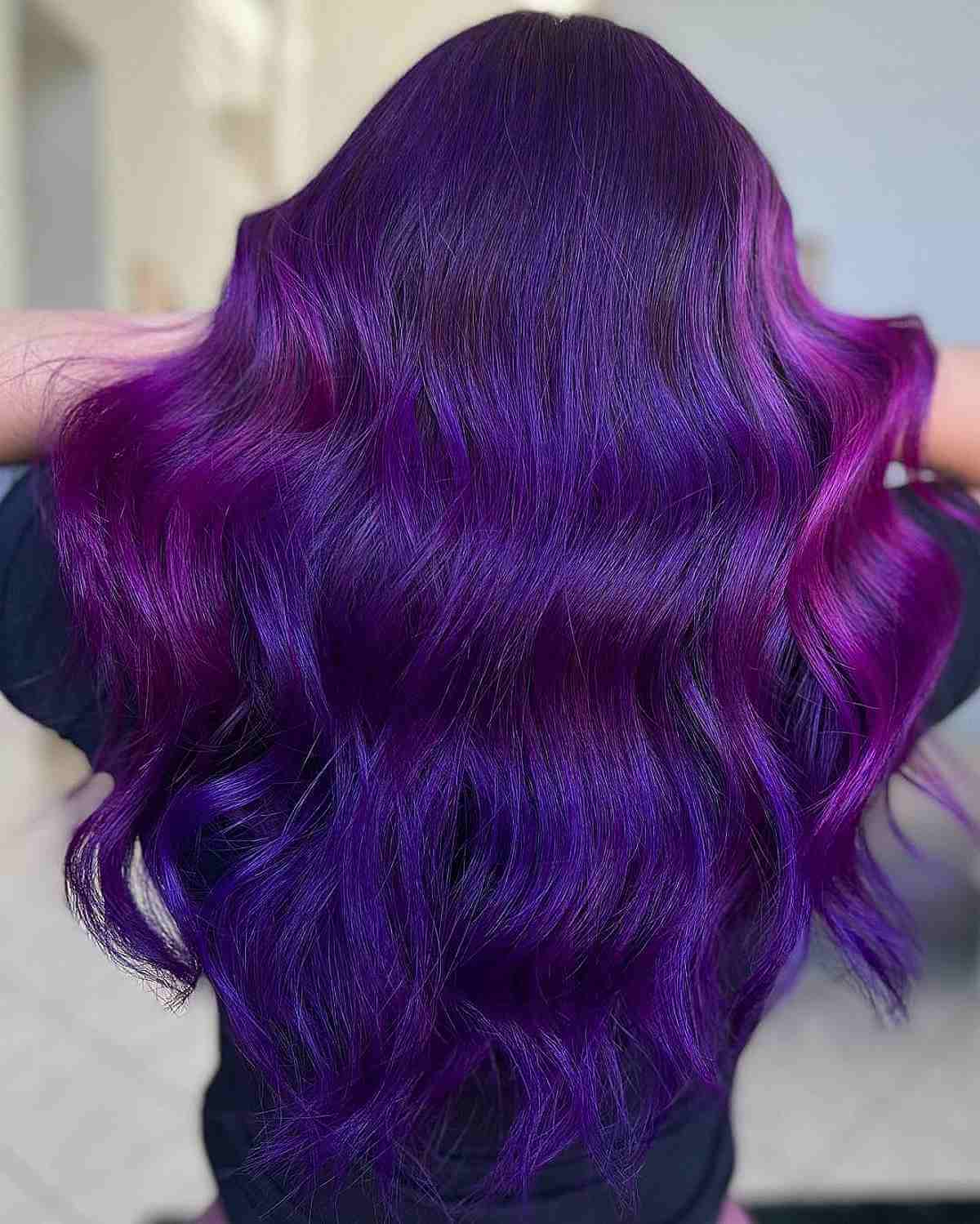 Gorgeous Dark Purple Waves