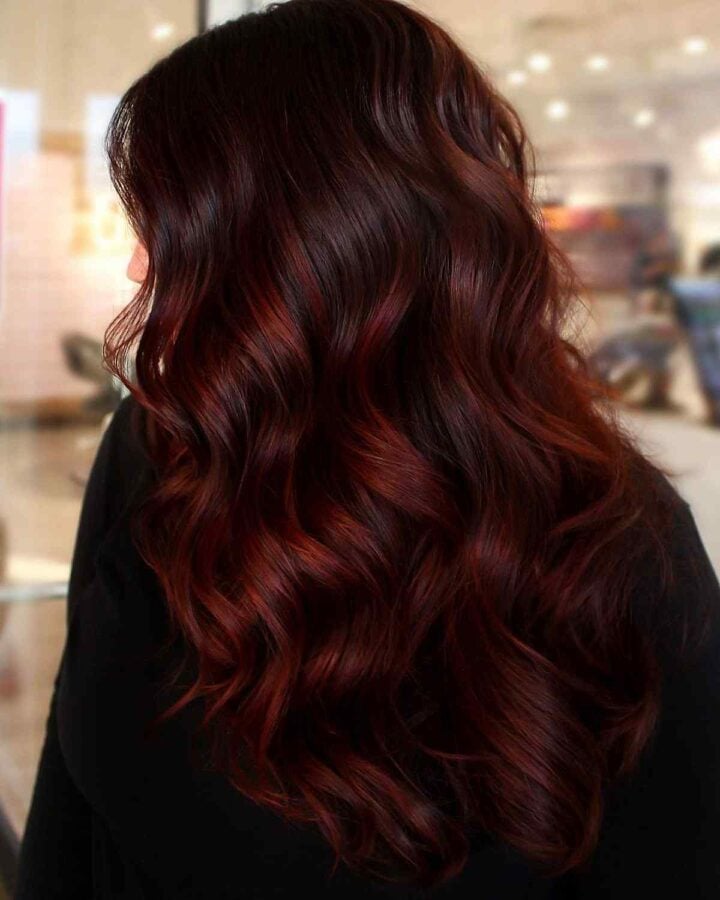 49 Best Dark Red Hair Color Ideas (2024 Pictures)