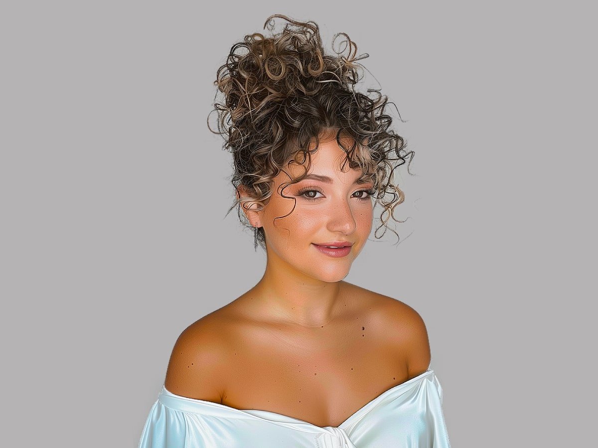 Gorgeous formal curly hairstyles