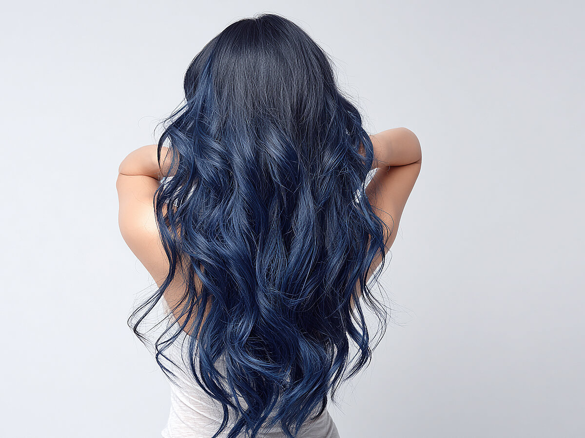 Gorgeous navy hair color ideas