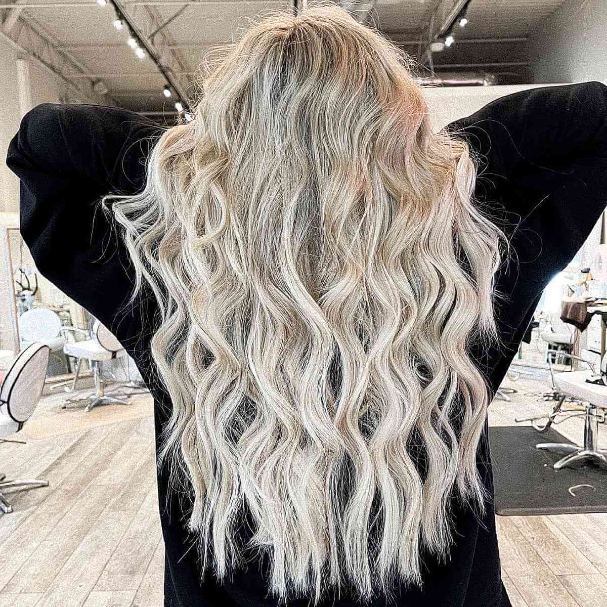 Gorgeous Platinum Blonde Waves