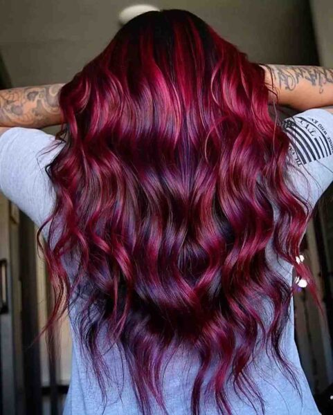 40 Best Red Highlights in 2024 for Brown, Blonde & Black Hair