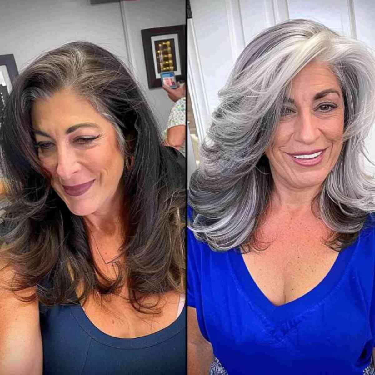 Gorgeous Silver Hair for Ladies 50 and Over