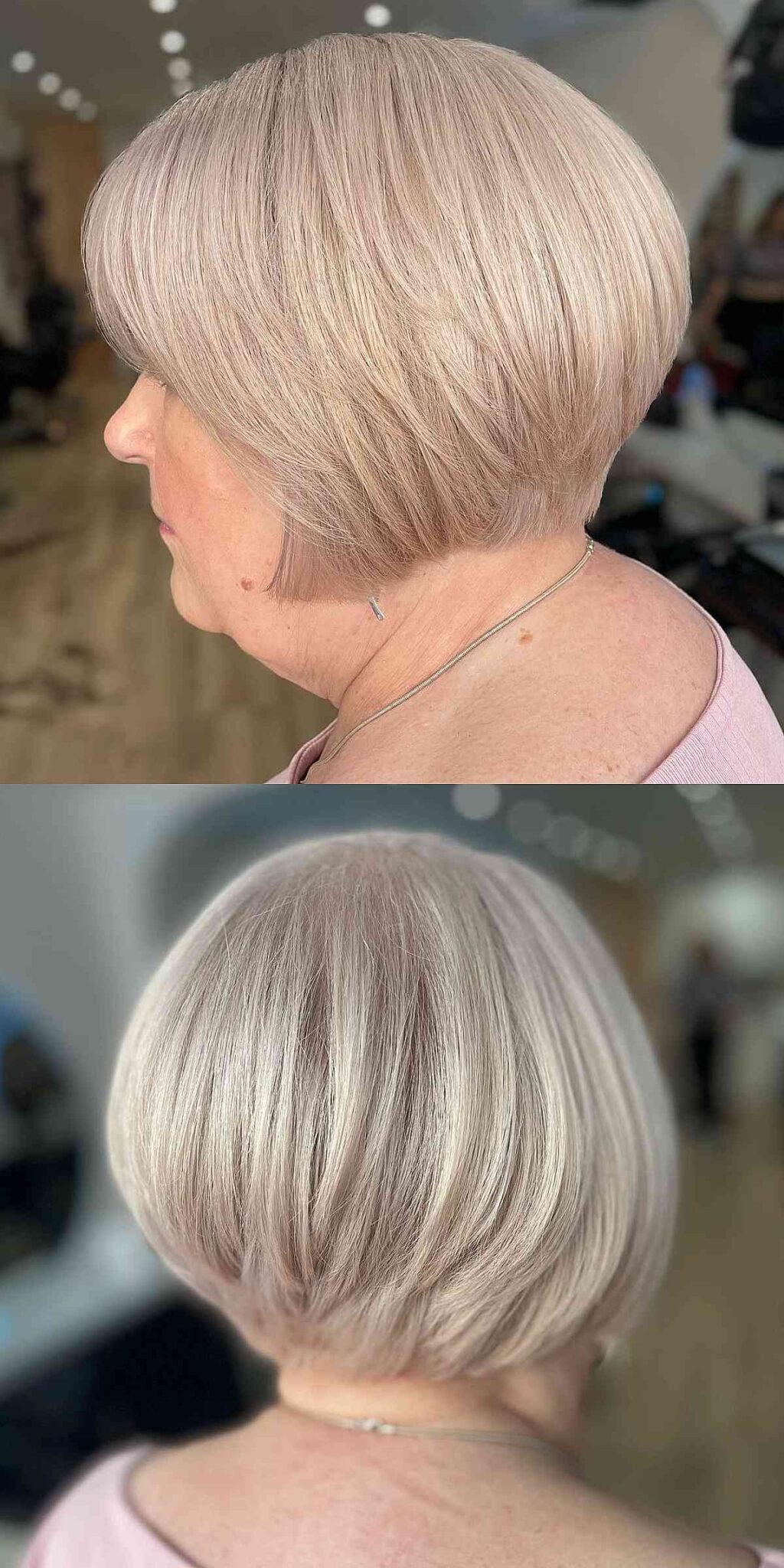 Graduated Bob With Short Layers For Older Women 1024x2048 