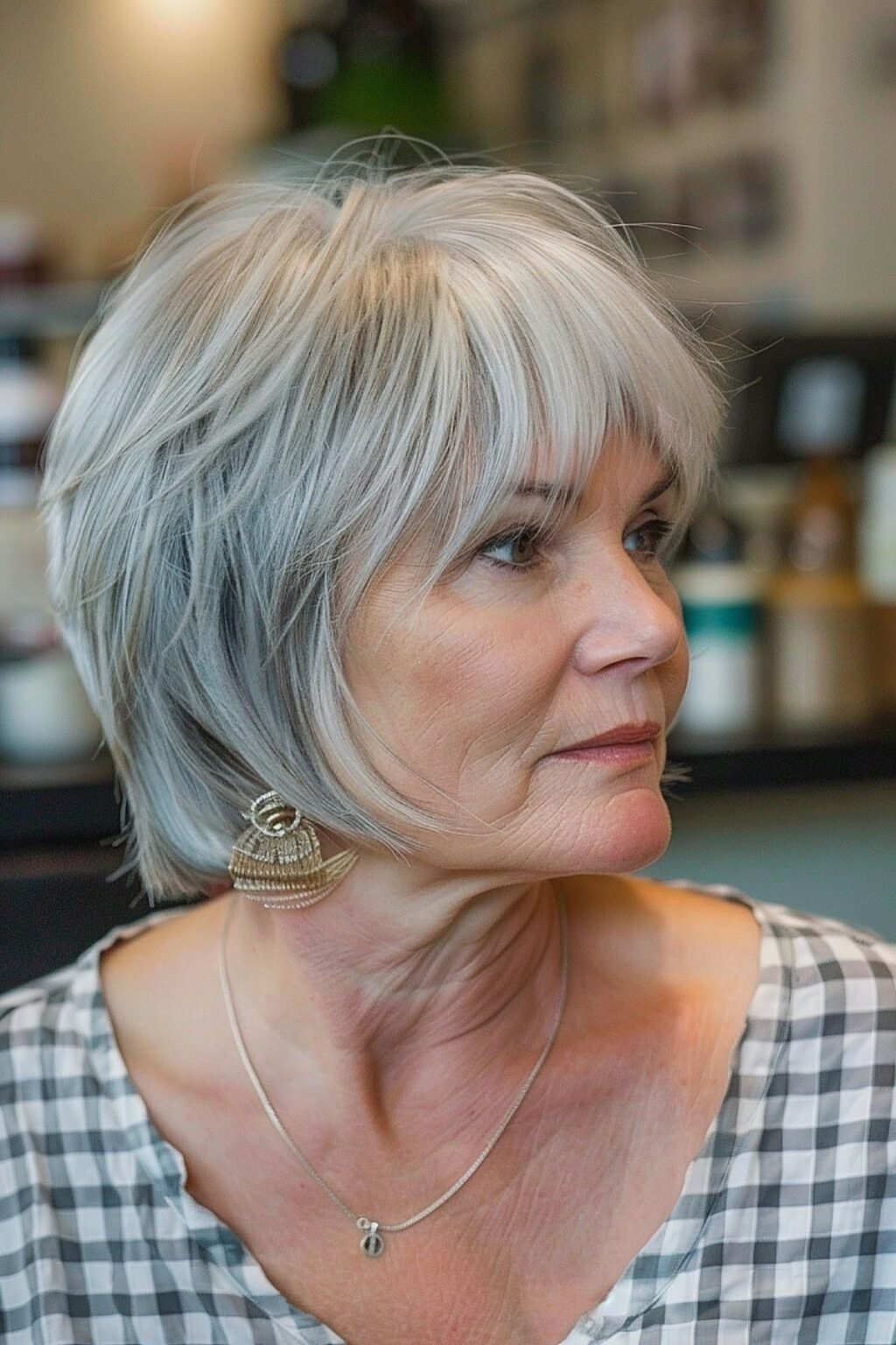 28 Modern Shaggy Hairstyles for Women Over 50 with Fine Hair