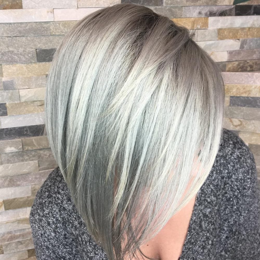 Grey Pastel Hair Color